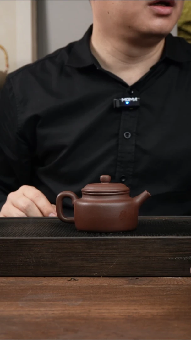 茶杯紫砂紫泥德钟        190CC