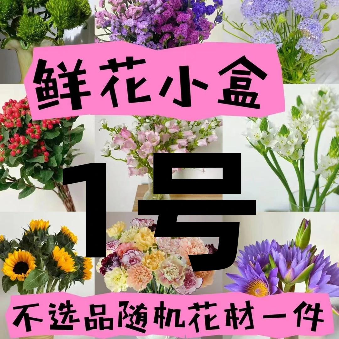 【1号】鲜花小盒 2单以上发货包邮