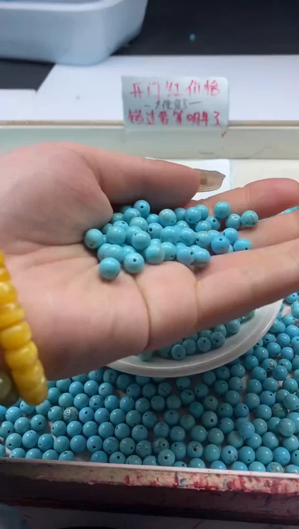 【闪购商品】玛瑙/玉髓颈饰未镶嵌w399绿*松6mm*50颗