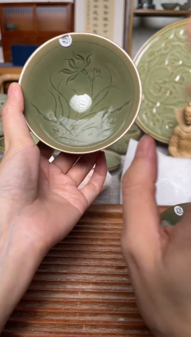 其他457耀州窑纯手工斗笠盏  微瑕