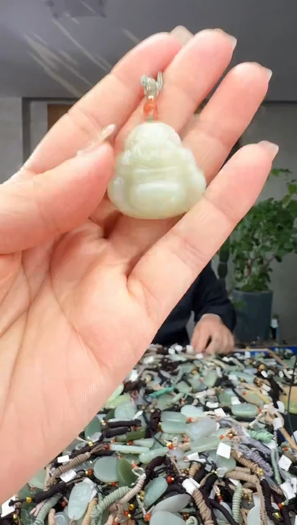 颈饰未镶嵌和田玉拍一发一多样性发货