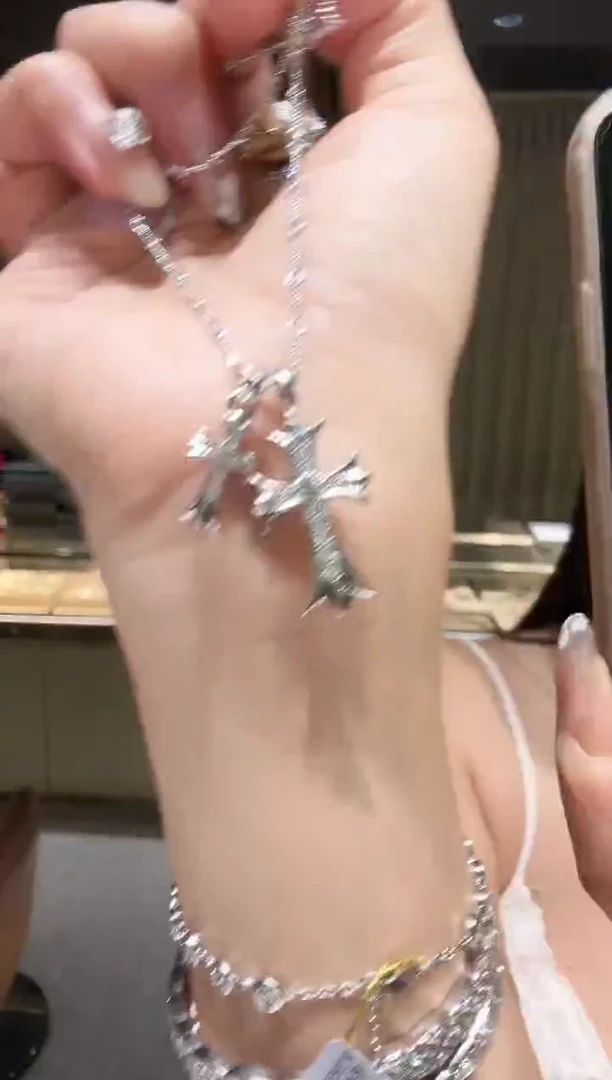 铂Pt950镶嵌项链钻石AY0272-PT-45