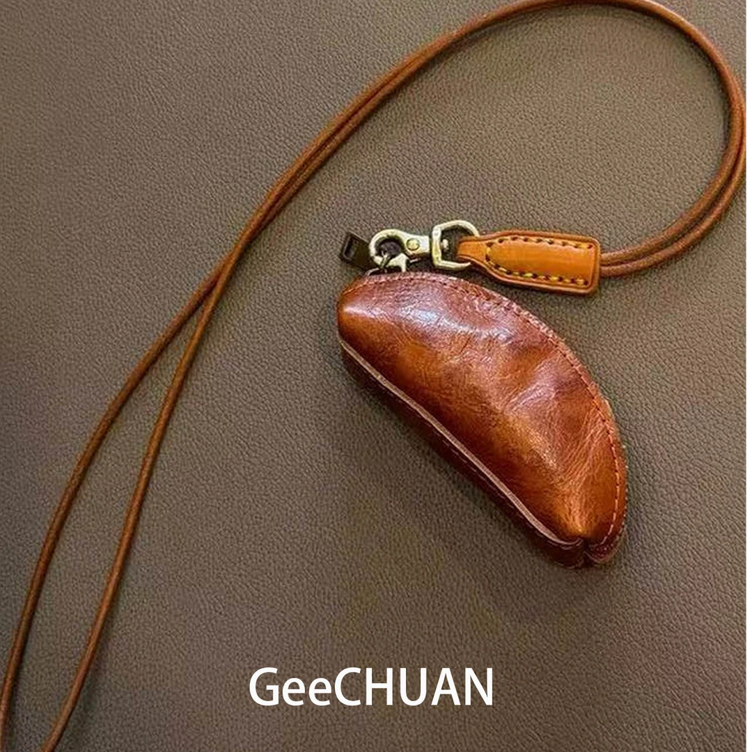 GeeCHUAN 小众挂脖mini钥匙包户外小巧轻便零钱包实用挂饰挂件包