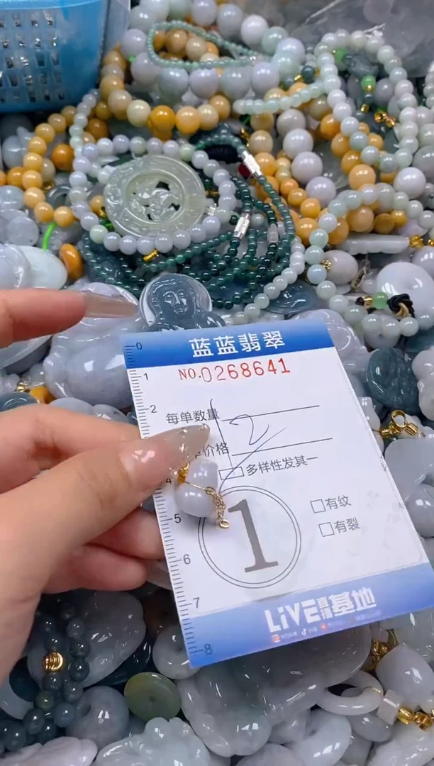 翡翠未镶嵌颈饰闪购0268641多样性发其一