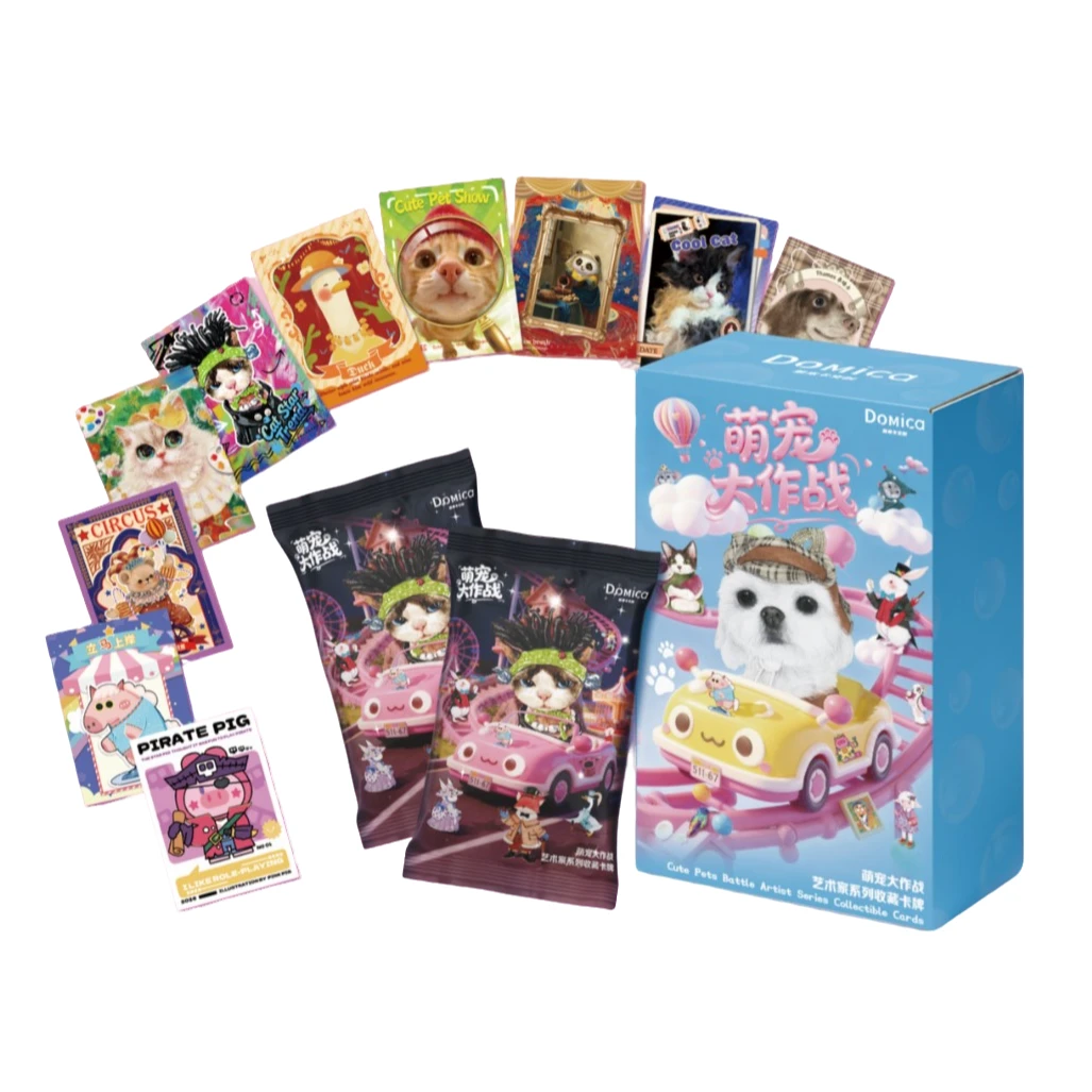 S【宠粉合集1K2】多米卡萌宠/集卡社泰迪/疯狂动物城卡牌盲盒代拆