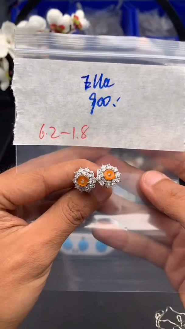 定制翡翠银S925镶嵌缅甸天然A货翡翠