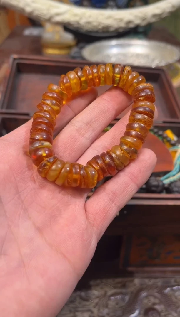 【闪购商品】蜜蜡手链未镶嵌22庞庞庞庞庞庞庞庞