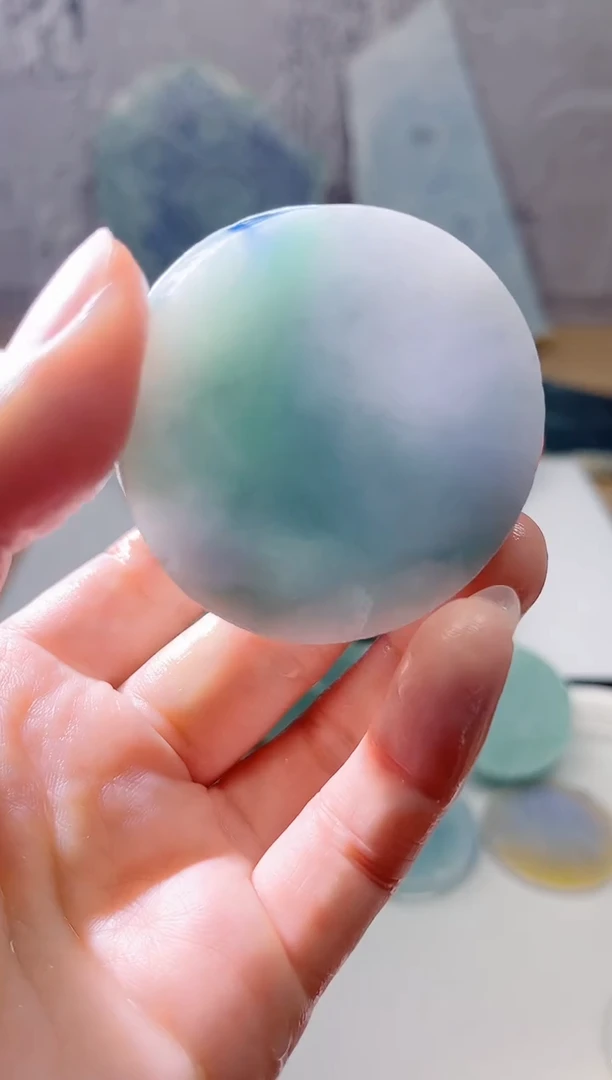 裸石翡翠天然翡翠A货石 南 854