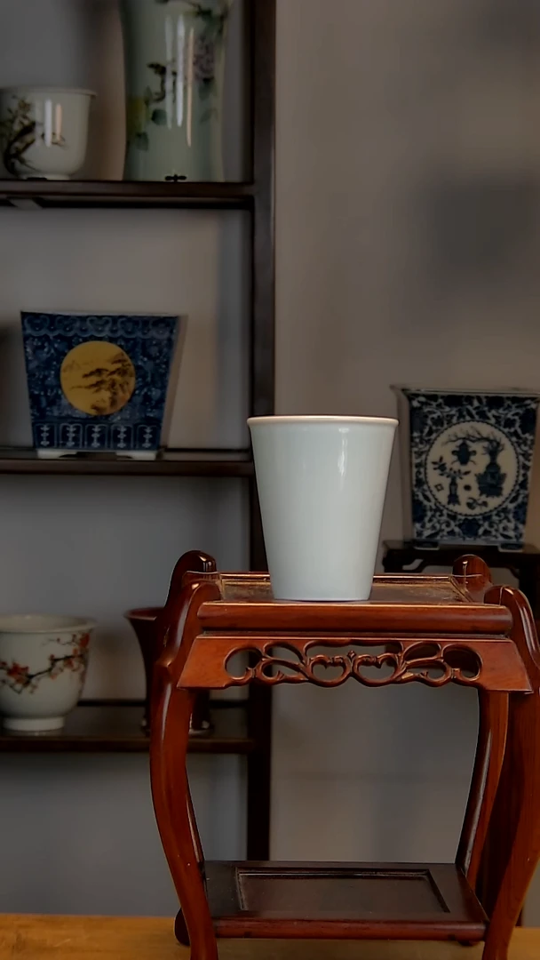 景德镇手工陶瓷花盆--可乐杯