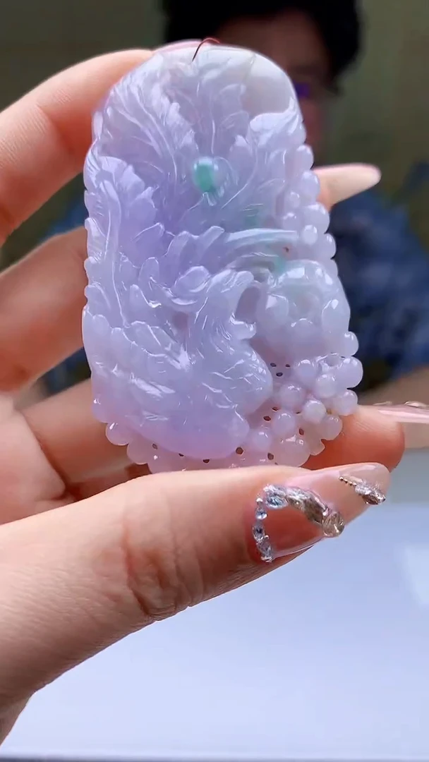【闪购商品】定制翡翠未镶嵌4688ty-毛货挂件267