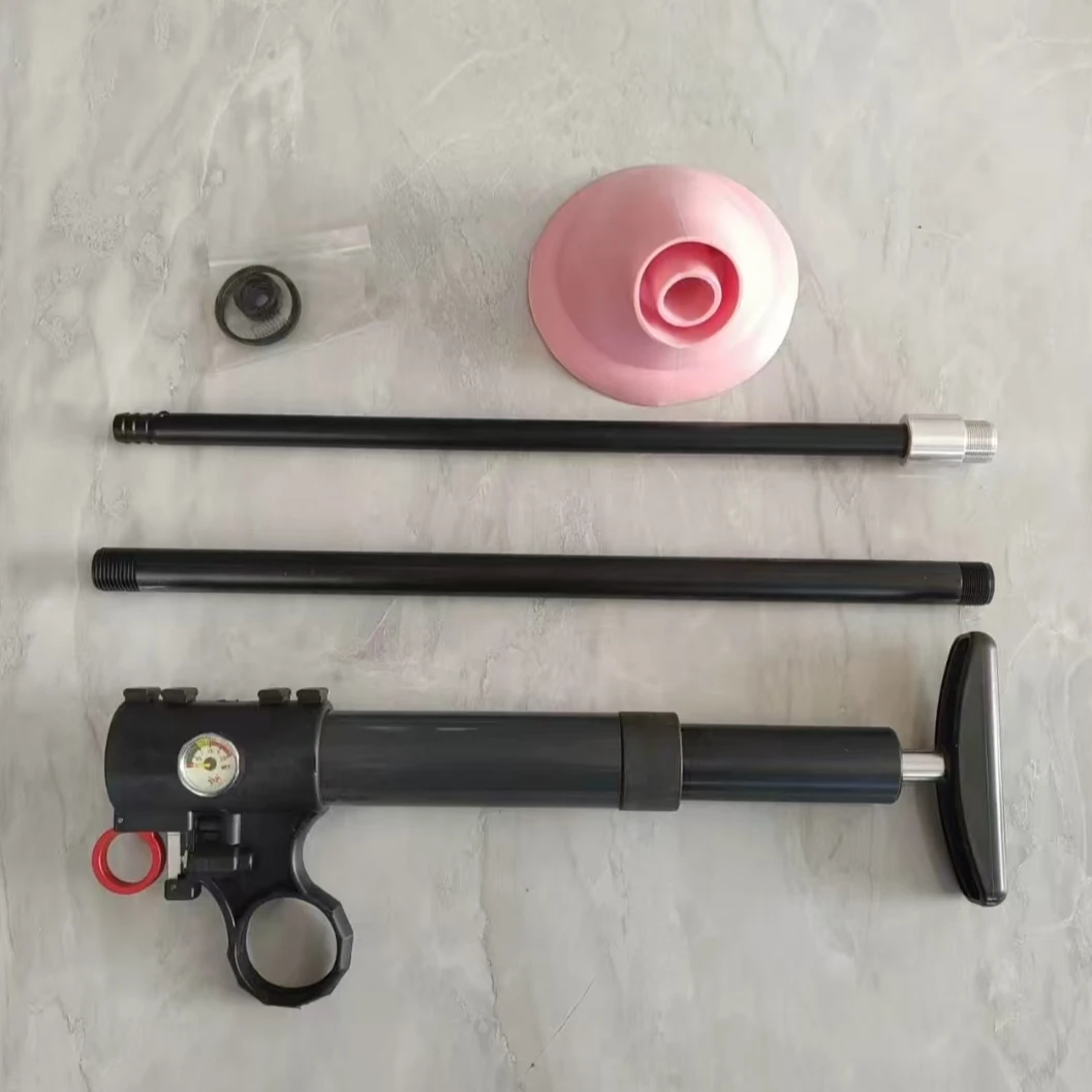 高压马桶疏通器一炮通堵塞家用卫生间防臭老式浴室下水过滤免打孔