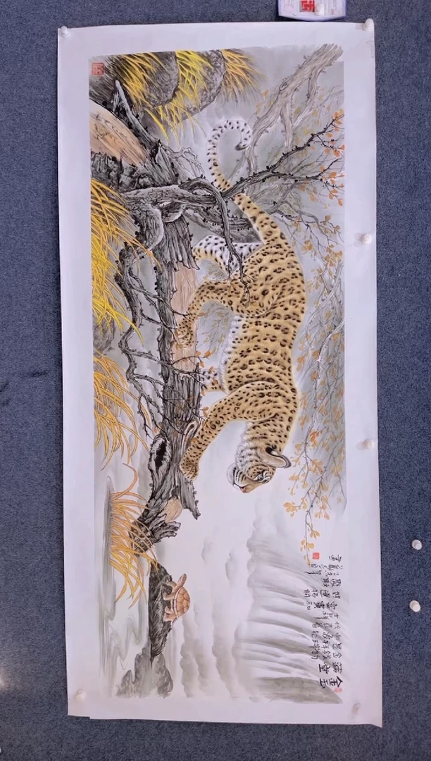 【闪购商品】国画1.28-展馆郑志宗八尺-老虎40