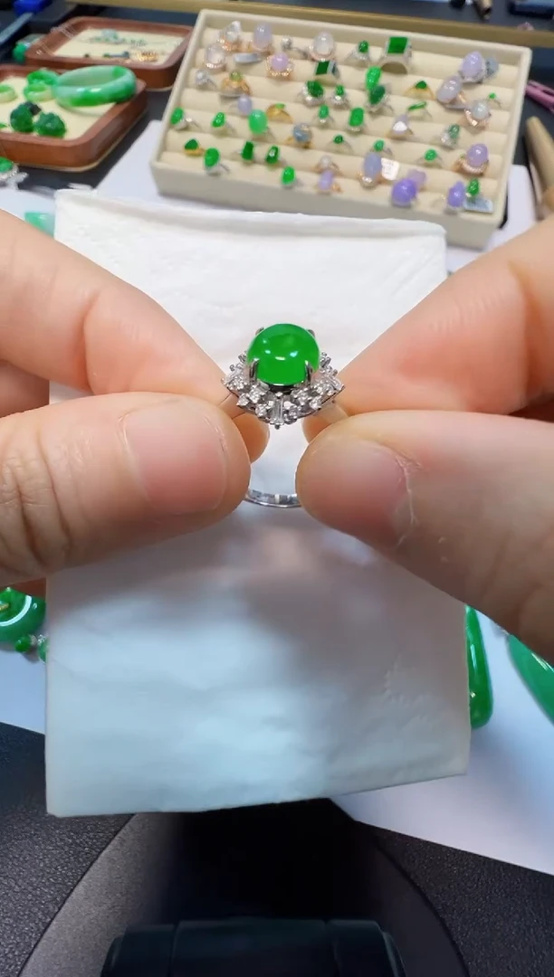 未镶嵌戒指翡翠8800