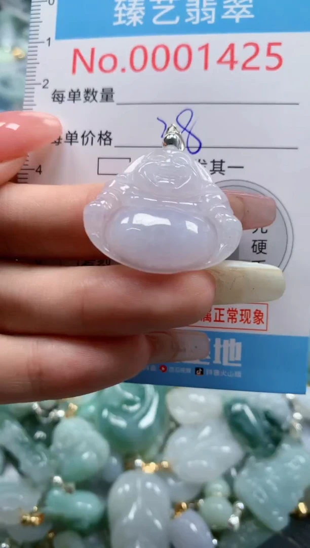 翡翠未镶嵌颈饰1425
