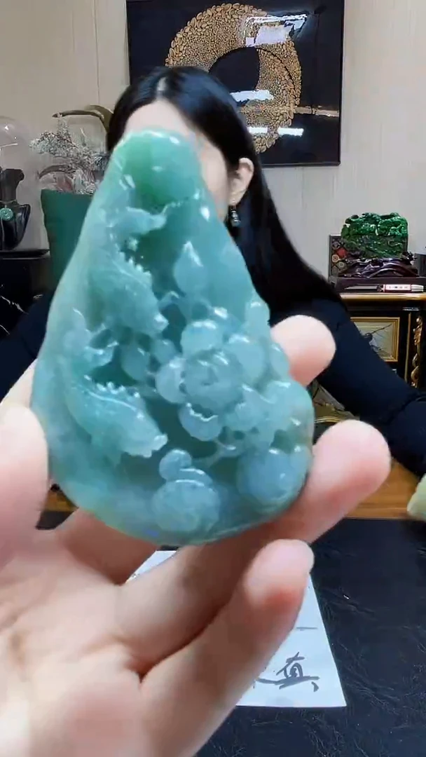 未镶嵌定制翡翠吊坠68