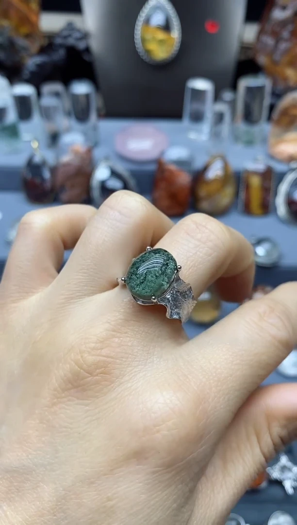 【闪购商品】水晶戒指银S925镶嵌水晶水晶