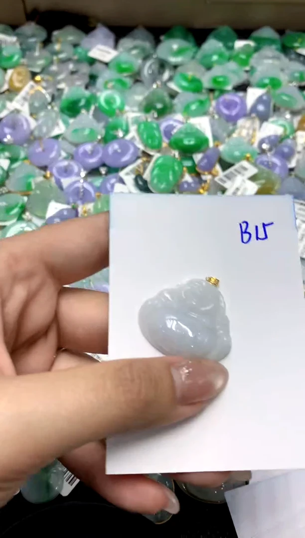 【闪购商品】翡翠颈饰18K金镶嵌1111111111111111