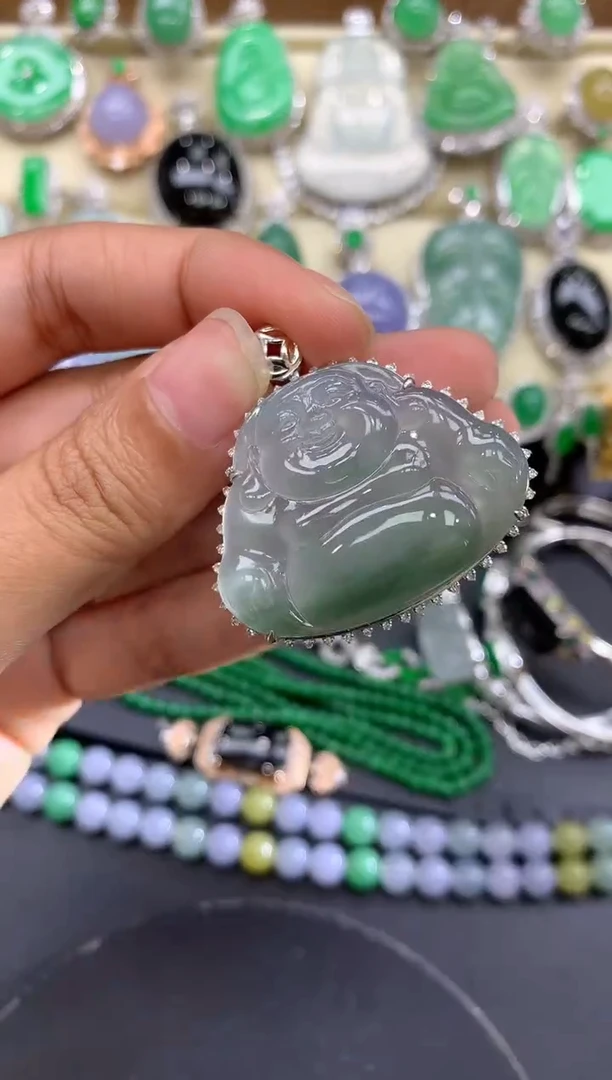 【闪购商品】翡翠颈饰18K金镶嵌112-中国好珍宝