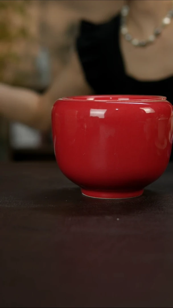 杯景德镇陶瓷杯碗柴烧多人