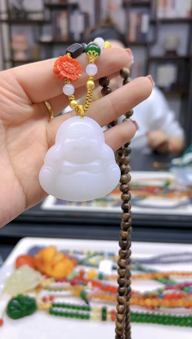 【闪购商品】和田玉（白玉）毛衣链未镶嵌M447