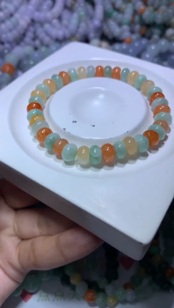翡翠挂件未镶嵌心**光MJX023937