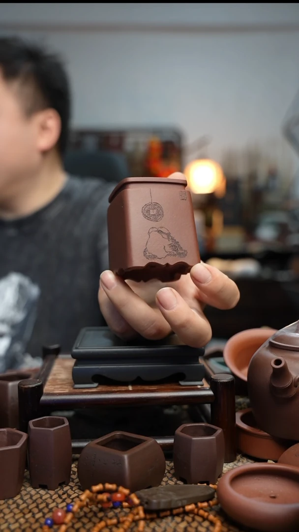 紫砂花盆長木軒精品紫砂