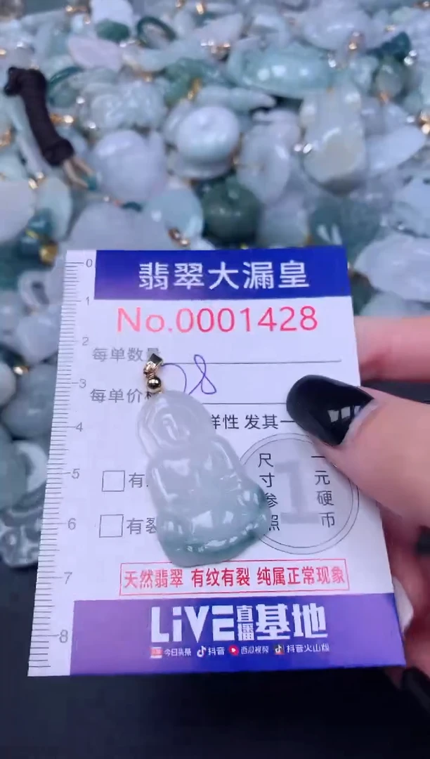 颈饰未镶嵌翡翠1428