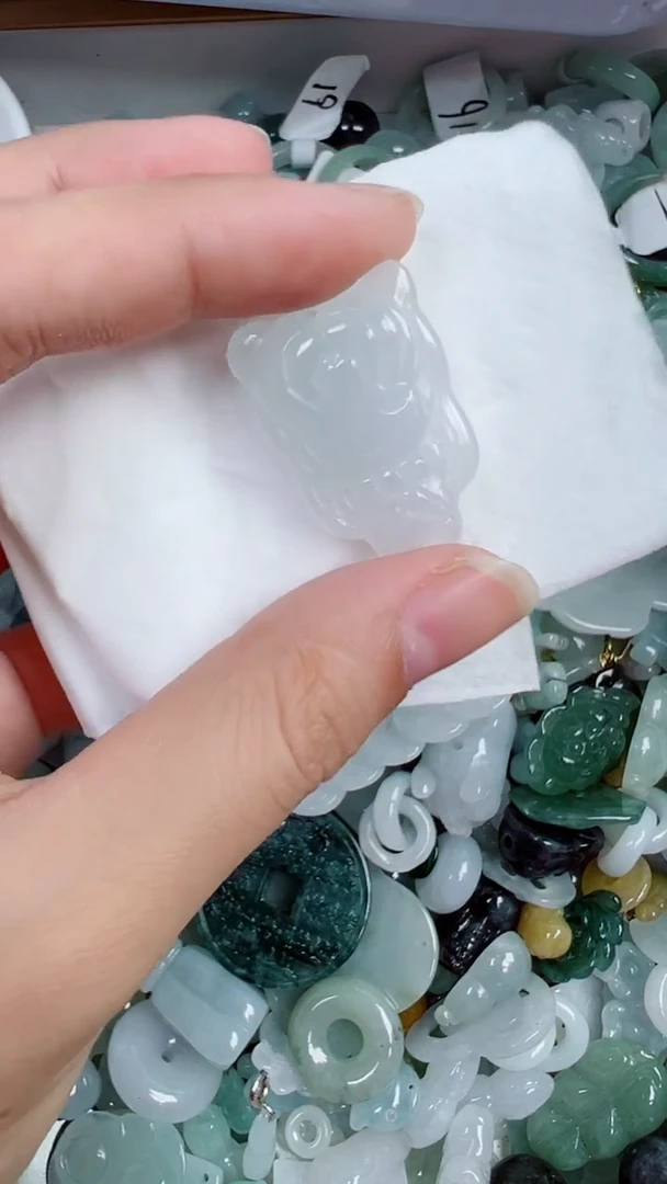 散珠翡翠豆****包769号链接，A货翡翠