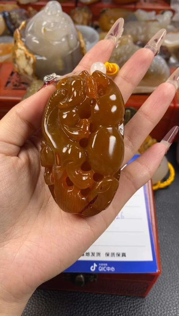 【闪购商品】玛瑙/玉髓手把未镶嵌00