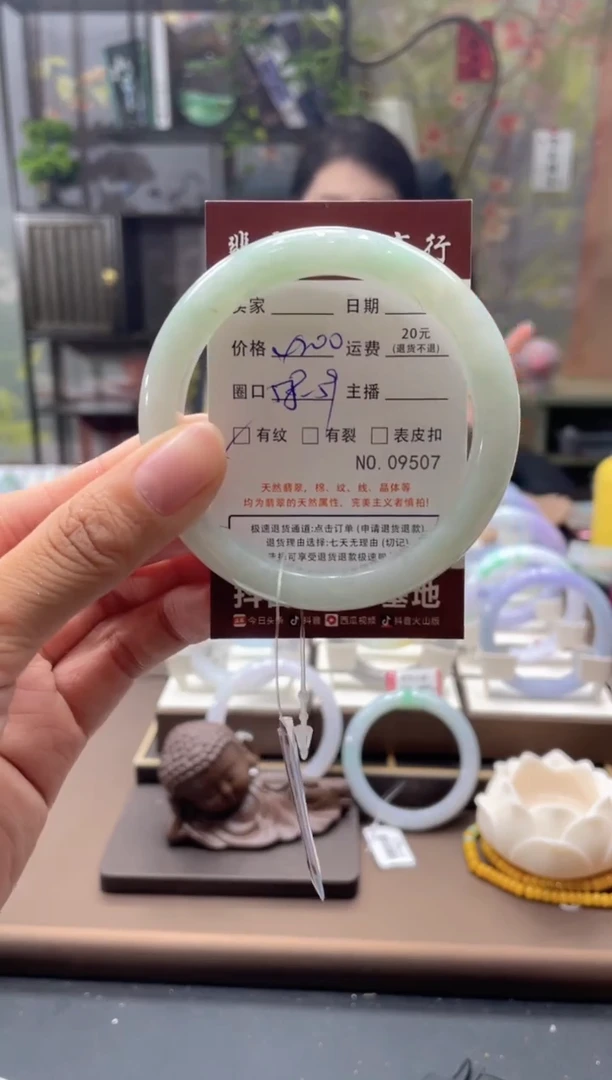 未镶嵌手镯翡翠09507****