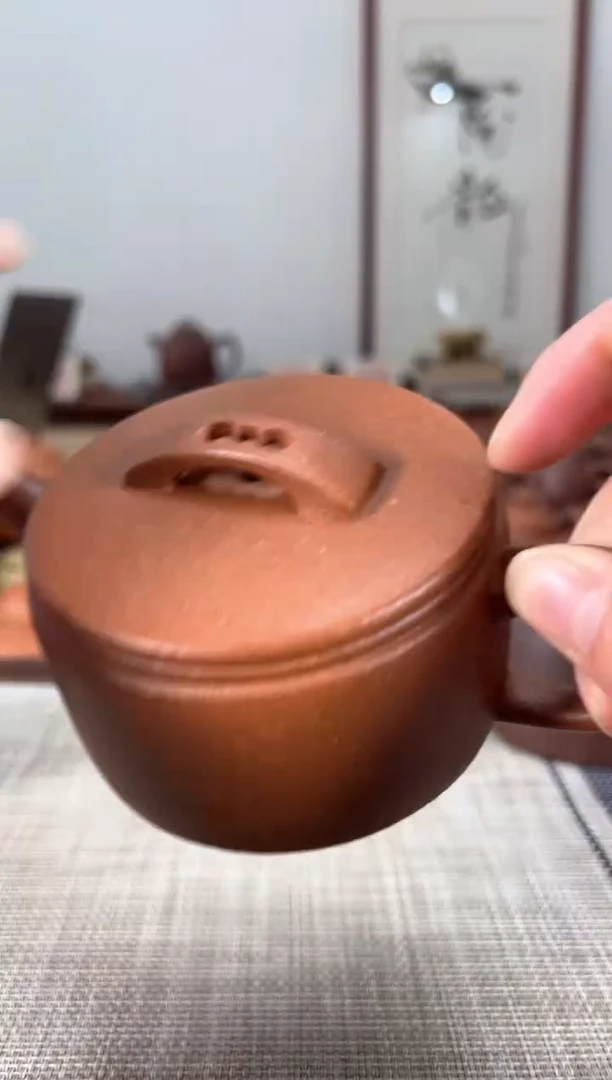 【闪购商品】紫砂茶壶精工半手16目粗砂汉瓦瑕