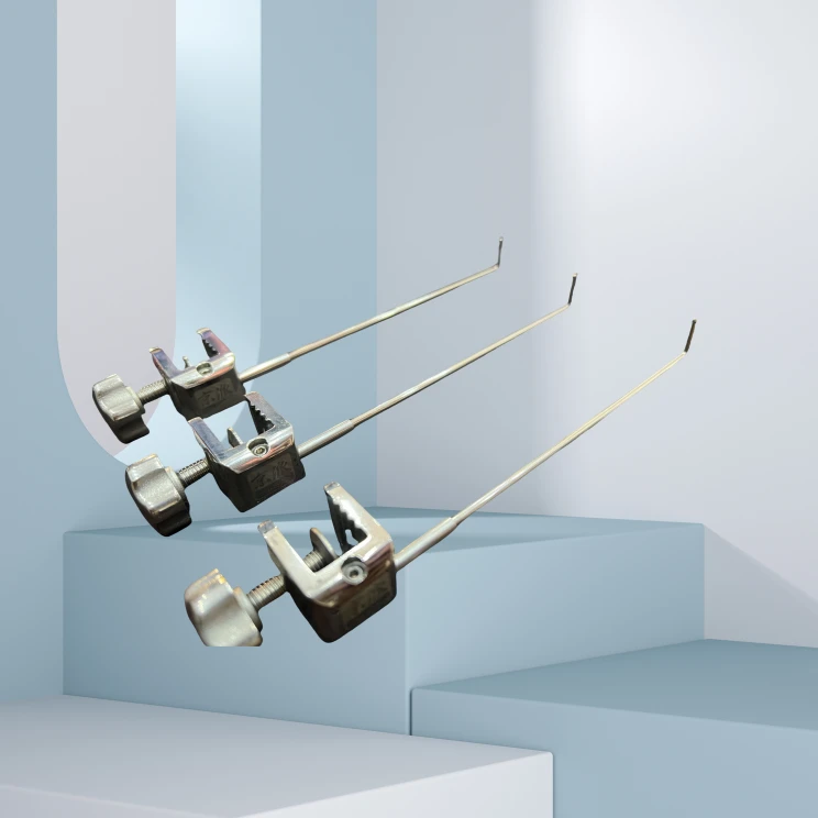 黑坑竞技飞磕鱼护档针脱钩器合金防氧化竞挡针钓鱼渔具配件