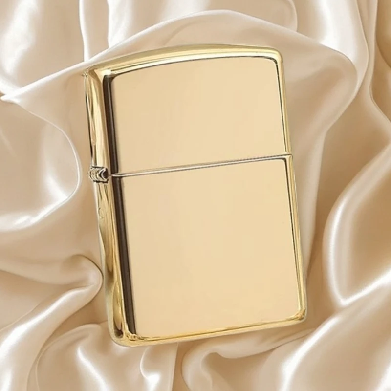 【老李推荐】zippo打火机162/167/168/169黄铜镀铬盔甲光板MBJ1