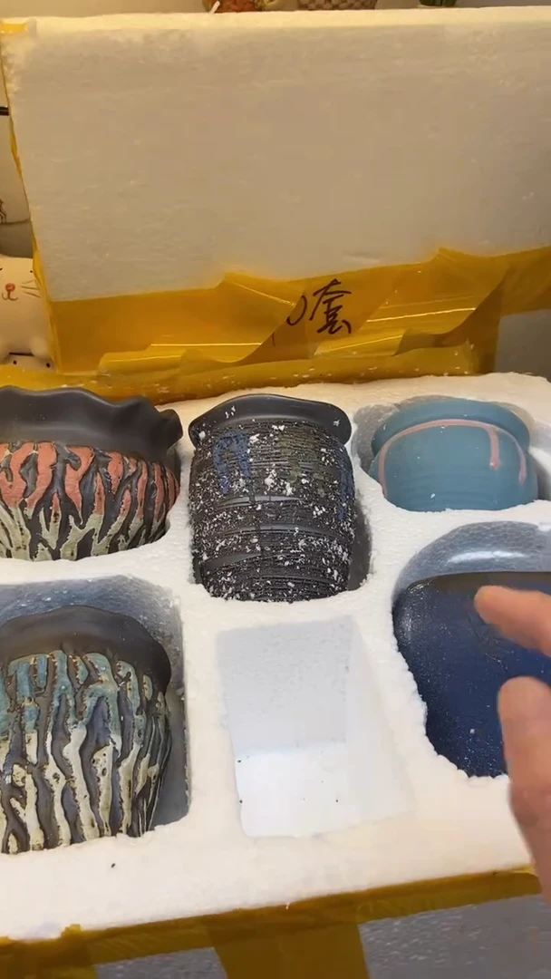 @@D9肌理花盆5件套