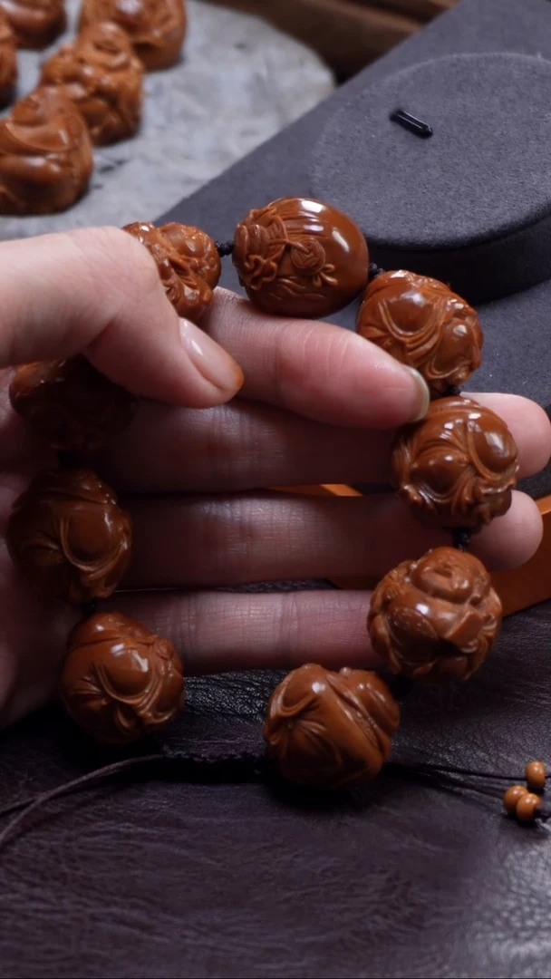 手串/手链橄榄核官帽财神