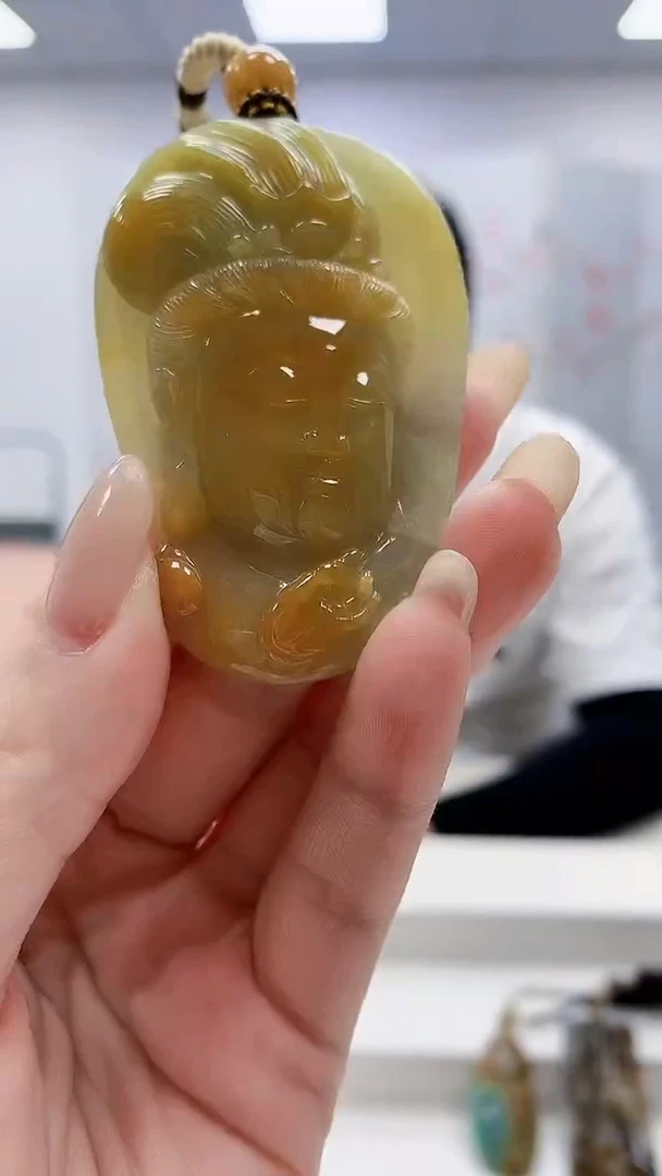 未镶嵌定制翡翠4898lr-毛货挂件126