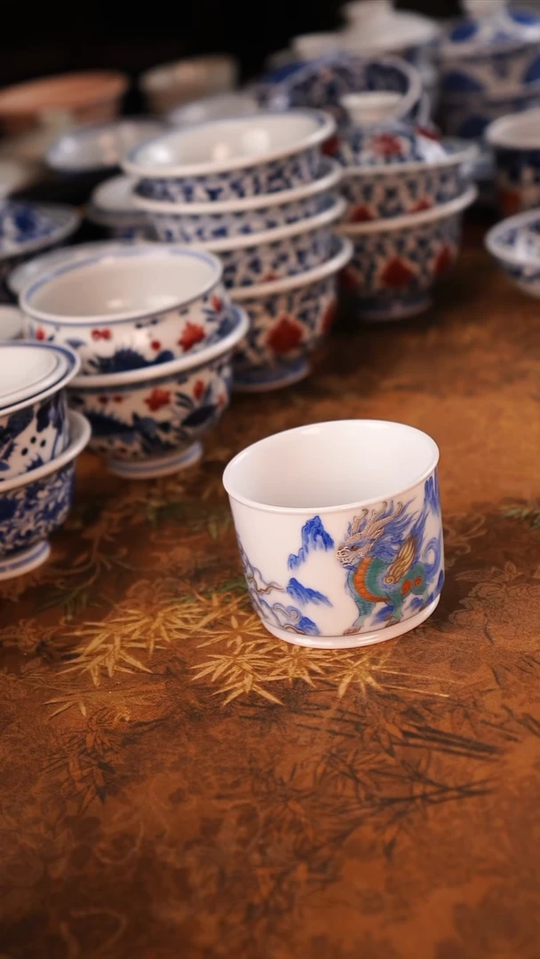 景德镇手工手绘茶器-61