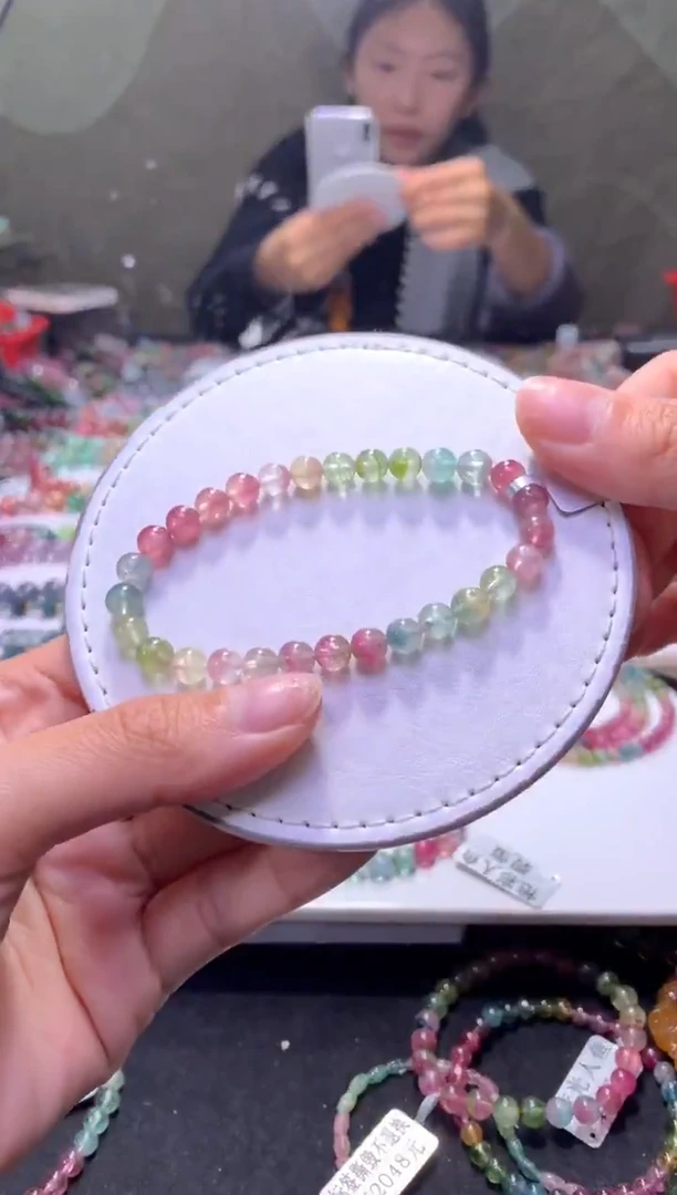 未镶嵌手串碧玺A84【天然碧玺】