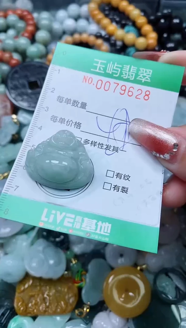 【闪购商品】翡翠颈饰未镶嵌闪购0079628多样性发其一