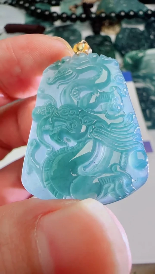 翡翠未镶嵌颈饰多样性随机发其一