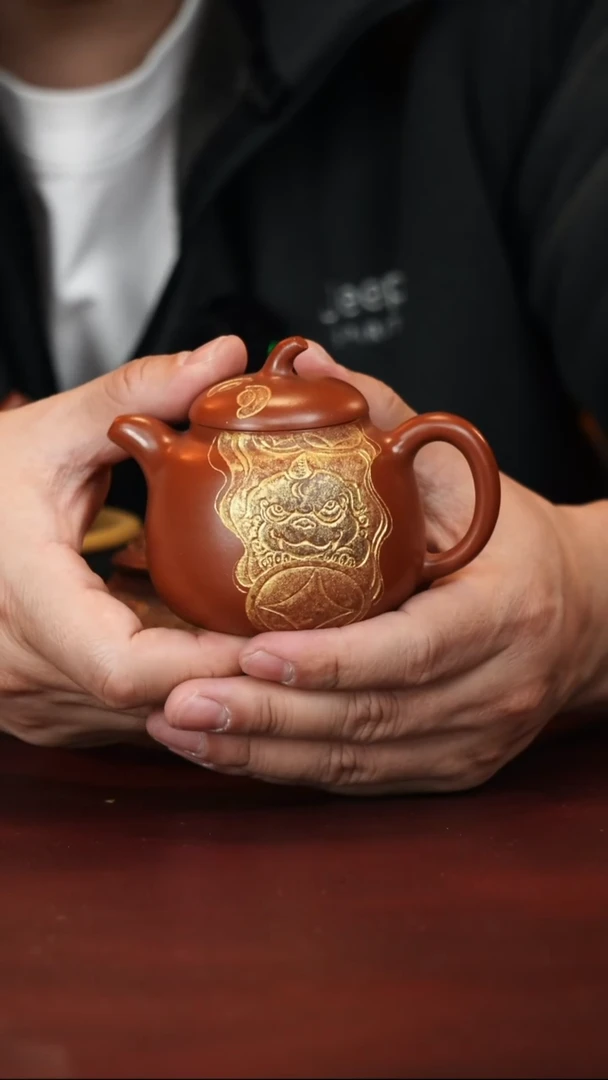 茶壶紫砂原矿高端紫砂--茄瓜