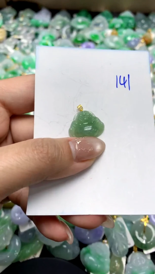 【闪购商品】翡翠颈饰18K金镶嵌1111111111111111