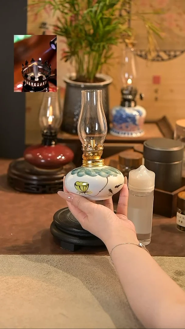 景德镇陶瓷香薰灯摆件