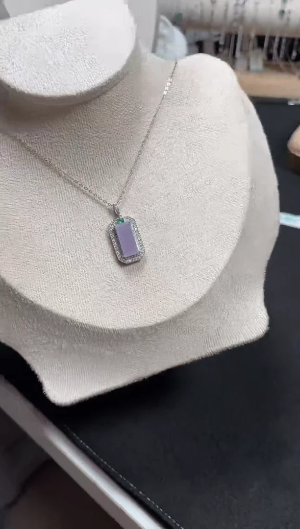 【闪购商品】翡翠颈饰银S925镶嵌11111