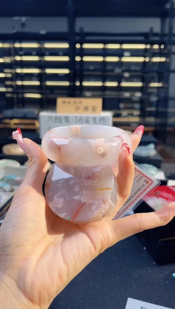 未镶嵌手镯石英质玉圈口 （不退不换）