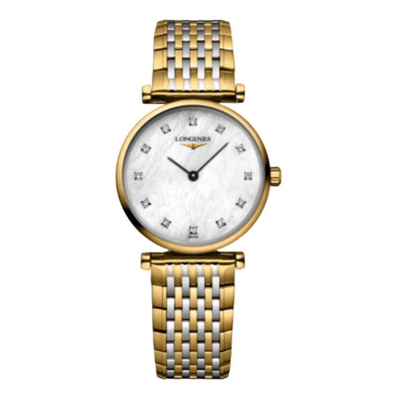 99新 Longines/浪琴 浪琴嘉岚系列石英机芯贝母盘 间金24盘 HZ