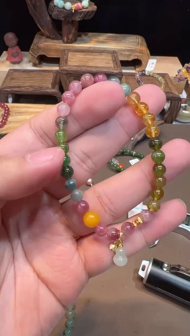 【闪购商品】碧玺手链未镶嵌手饰@@F4696