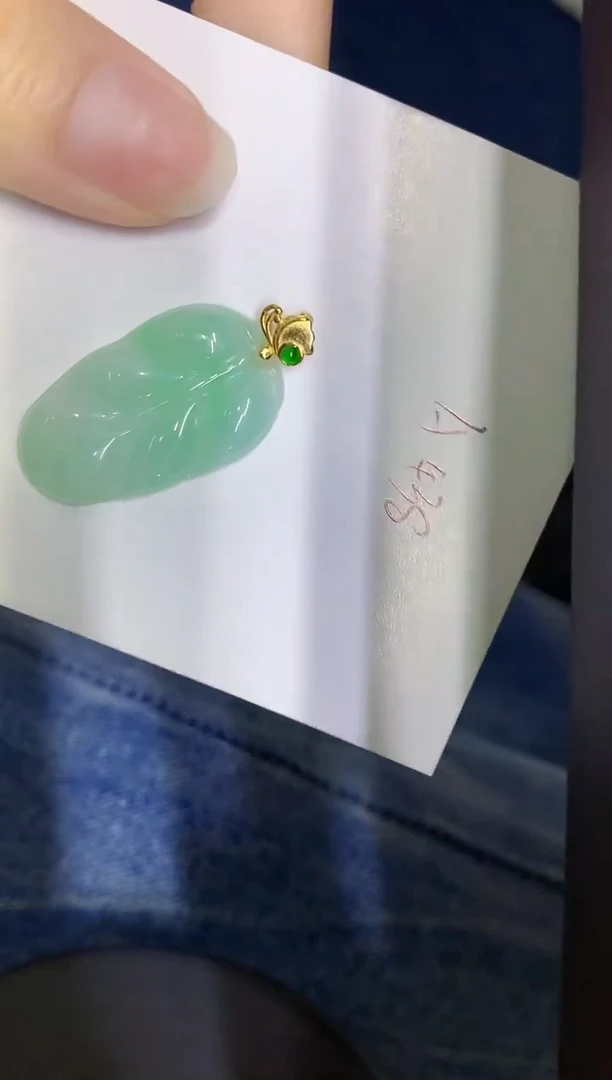 颈饰未镶嵌翡翠缅甸天然翡翠A货