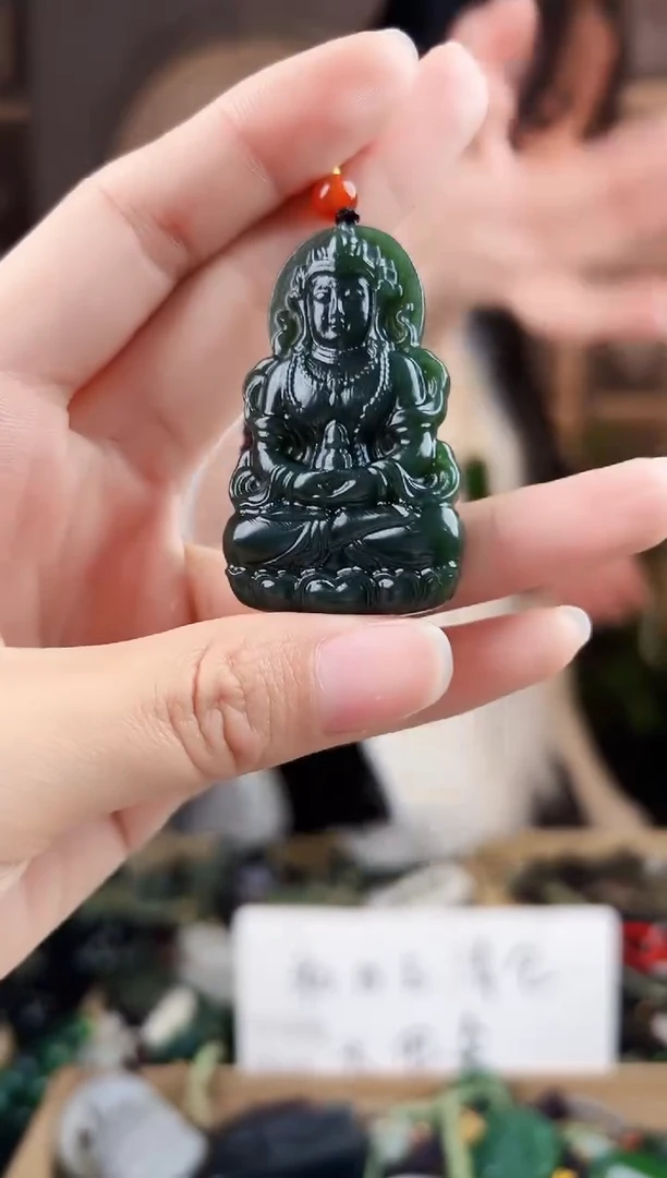 颈饰未镶嵌和田玉拍一发一，多样性发货