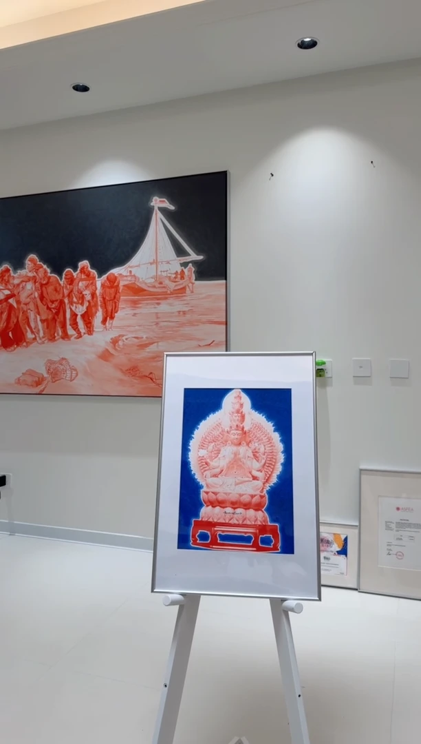 油画老师微喷数码版画
